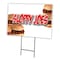 Signmission Sloppy Joes Yard Sign & Stake outdoor plastic coroplast window, C-1824 Sloppy Joes C-1824 Sloppy Joes - alternate 1